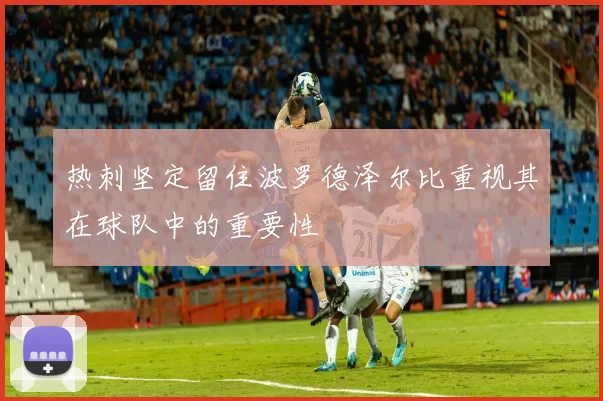 热刺坚定留住波罗德泽尔比重视其在球队中的重要性